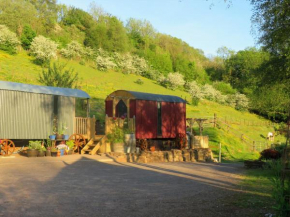 Taff Morlais pair of Shepherd's Huts Pontsticill Brecon Beacons